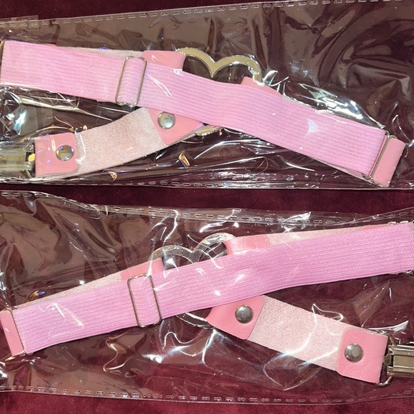 Pink Heart Garter set - Picture 5 of 6